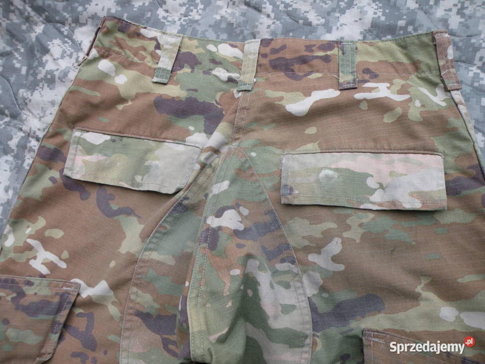 Spodnie ACU multicam ocp small short naprawiane