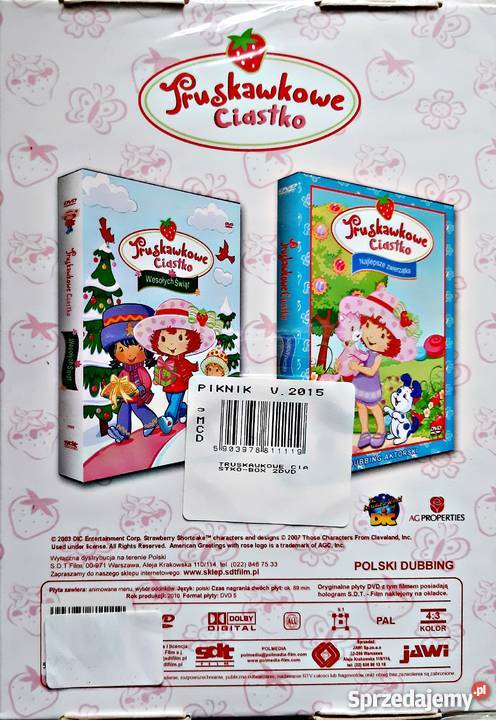 TRUSKAWKOWE CIASTKO NAJLEPSZE ZWIERZĄTKOWESOŁYCH 2 płyty Kalisz