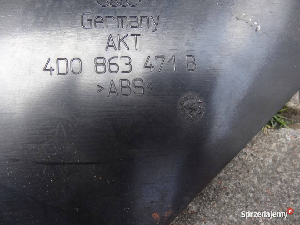 AUDI A8 D2 OSLONA LISTWA BAGAZNIKA PASA wielkopolskie Przemęt