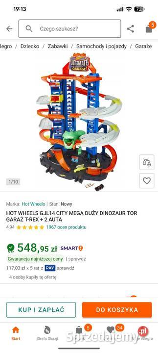 Hot wheels ultimatum garage Plastik  sprzedam