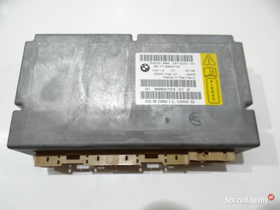 MODUŁ PODUSZEK SGM HIGH BMW E60 E61 6962703 Strzyżewice sprzedam
