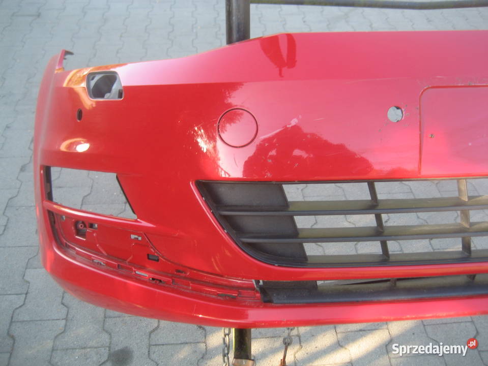 vw golf 7 vii zderzak przedni 6x pdc otwory na Rakoniewice