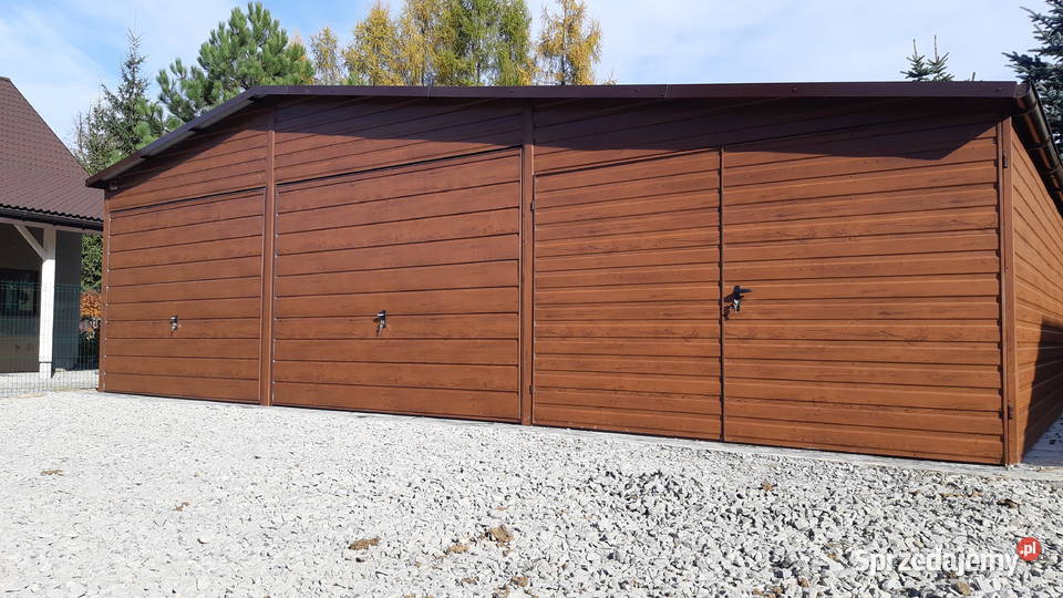 Garaż Blaszany WIELOSTANOWISKOWY 9x6 Wiata Legnica