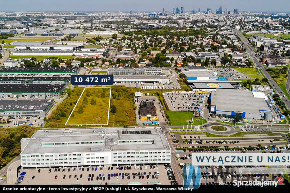 Działkę sprzedam Warszawa Szyszkowa 10472m2