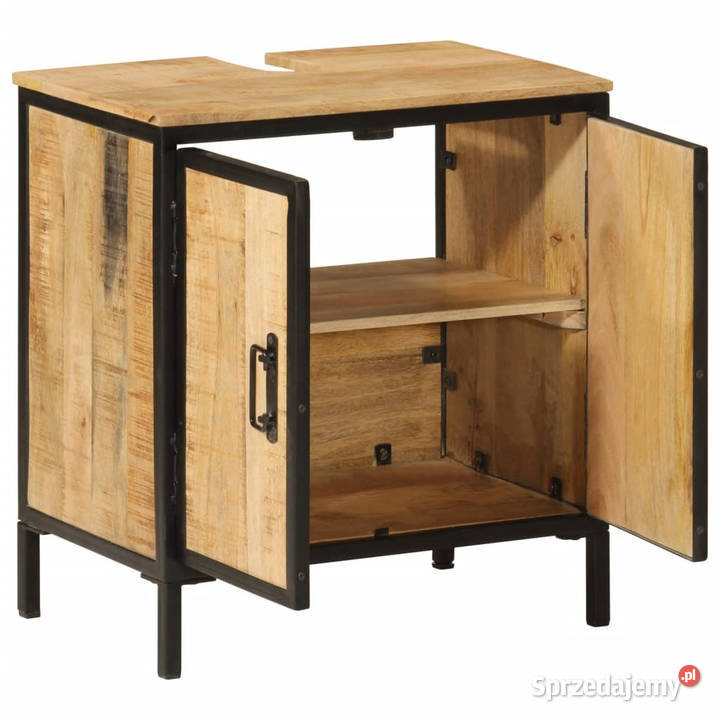 Szafka pod umywalkę 55x35x60 lite drewno mango i Pozostałe mazowieckie Warszawa