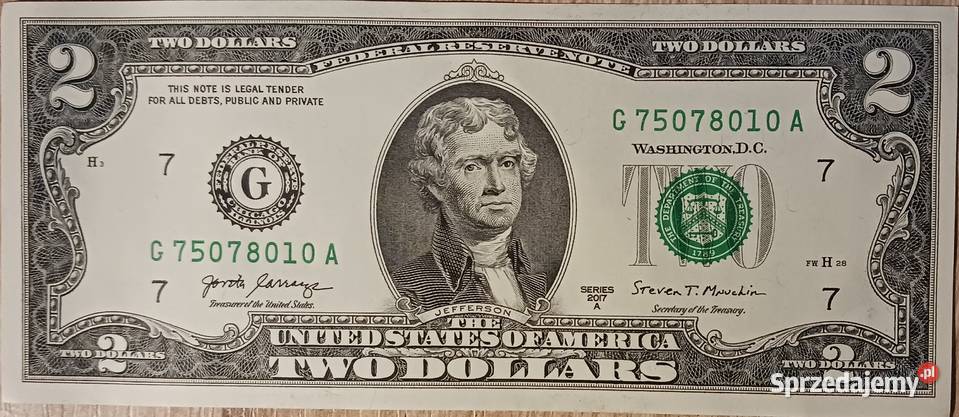 2 USA 2017 rT Jefferson menGChicago wielkopolskie Konin sprzedam