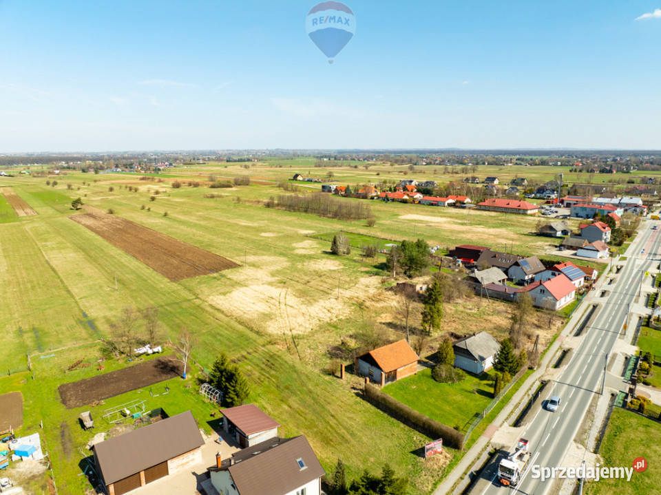 Kształtna działka budowlana Zabierzów Bocheński sprzedam