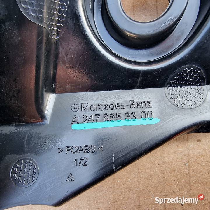 MERCEDES W247 GLA A247 ŚLIZG ZDERZAKA LEWY TYŁ Bieleń sprzedam