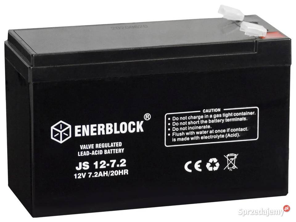 Akumulator ENERBLOCK AGM 12V 72Ah sprzedam
