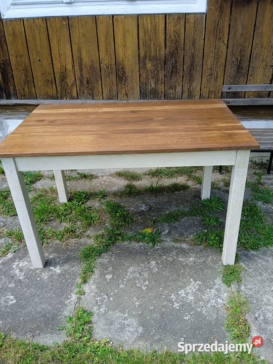 Stół dębowy w stylu prowansalskim 78cm Żabno