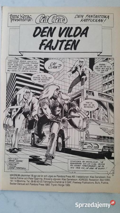 MAGNUM Comics 1718 1989 Komiksy Puławy