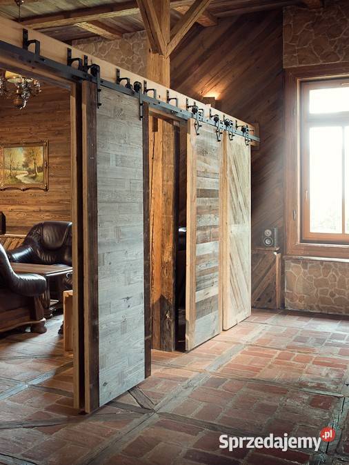 Stare Deski ze Stodoly Na Ścianę do Salonu świętokrzyskie Miedziana Góra
