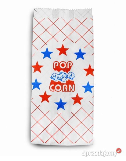 Torebki opakowania na popcorn 200 22 x 10 śląskie Częstochowa