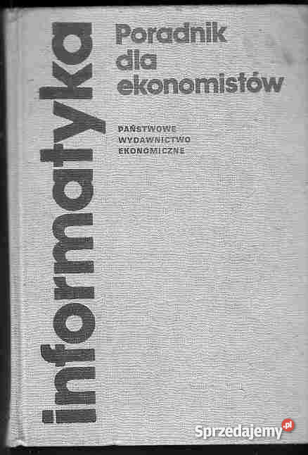 2091 PORADNIK EKONOMISTÓW INFORMATYKA ZBIOROWA Czyrna sprzedam