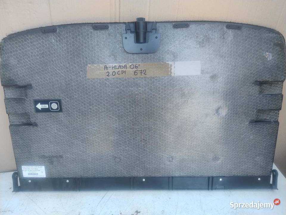WYKŁADZINA BAGAŻNIKA MERCEDES W169 20 CDI
