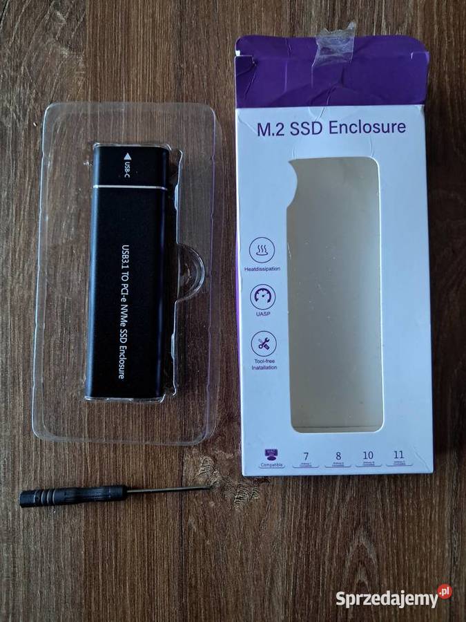 nowa obudowa SSD M2 do dysków SSD usb31 PCIe sprzedam