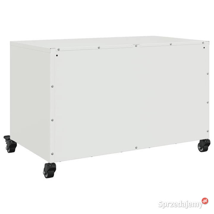 Szafka RTV biała 68x39x435 stal WM846643 Warszawa sprzedam