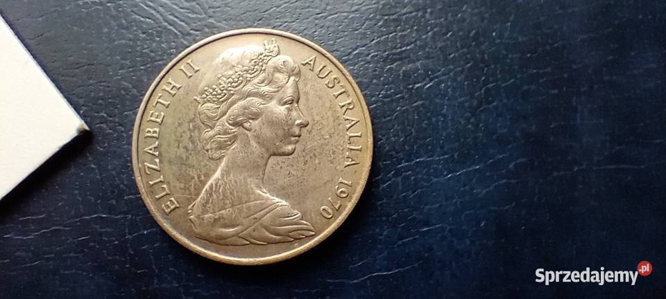 Stare monety 20 cent 1970 Australia Lesko