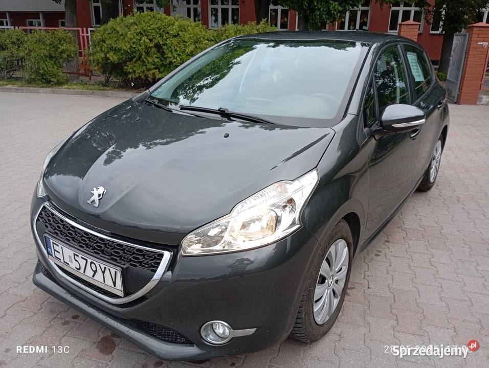 Peugeot 208 2013r 16 HDi Naci klimahak 5drzwiowy 208 Łódź sprzedam