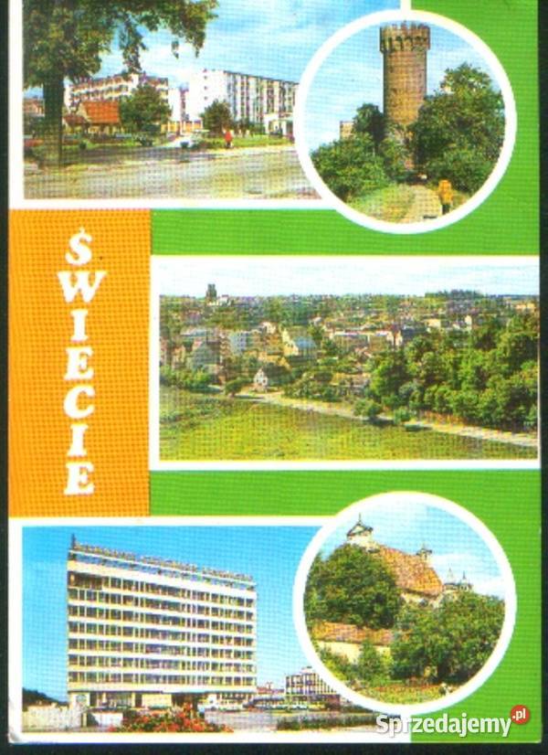 K poczt Świecie fragm miasta kas 1981 Gliwice