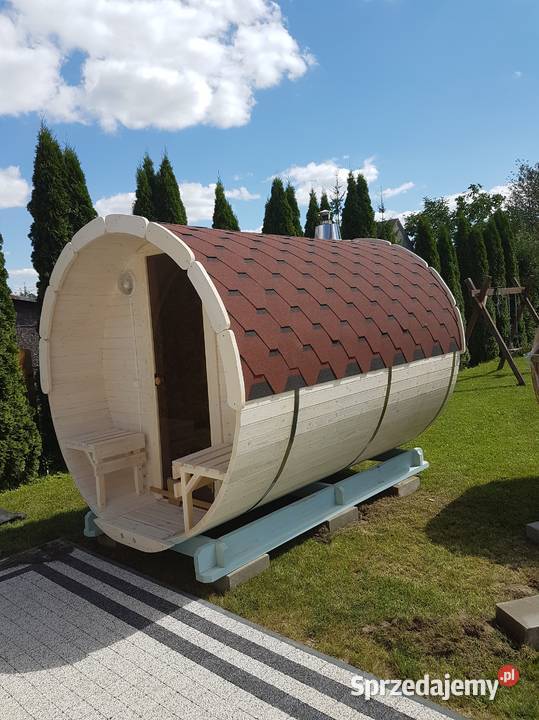 Sauna Beczka Ogrodowa Bania Ruska z Piecem Olecko