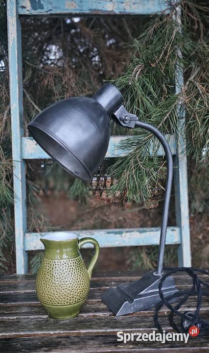 Lampka biurkowa lata 30te sprawna Płońsk
