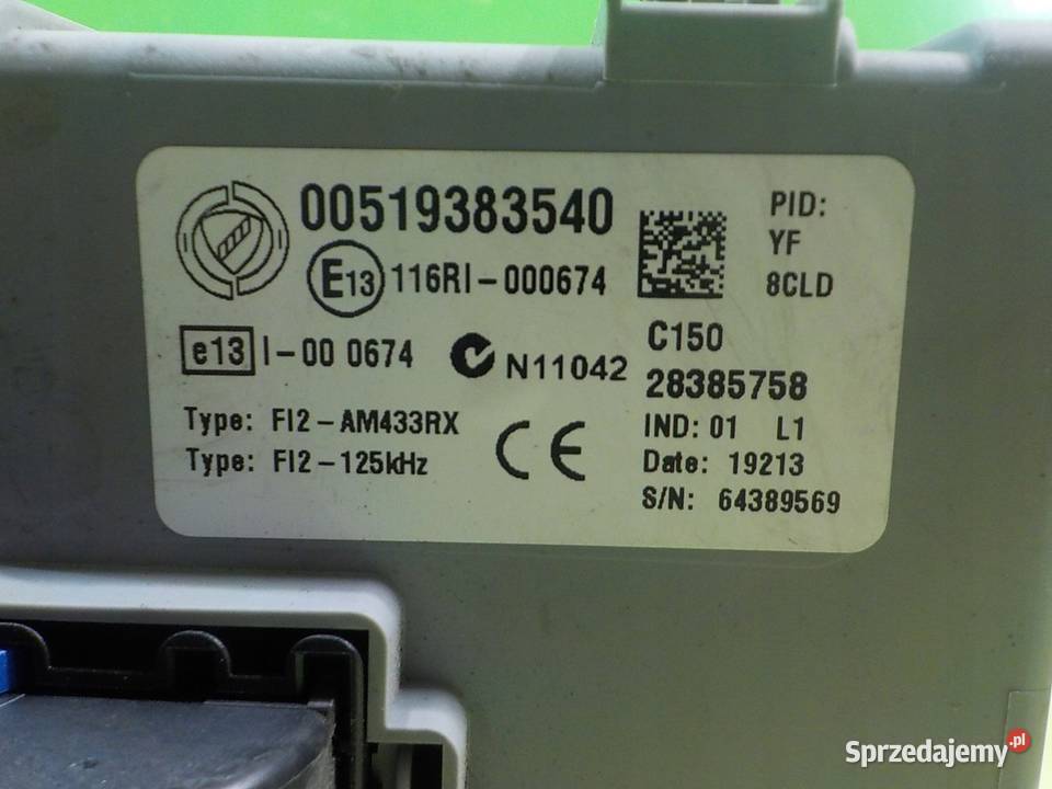 FIAT DOBLO II 13r VAN skrzynka bezpiecznikow Suków