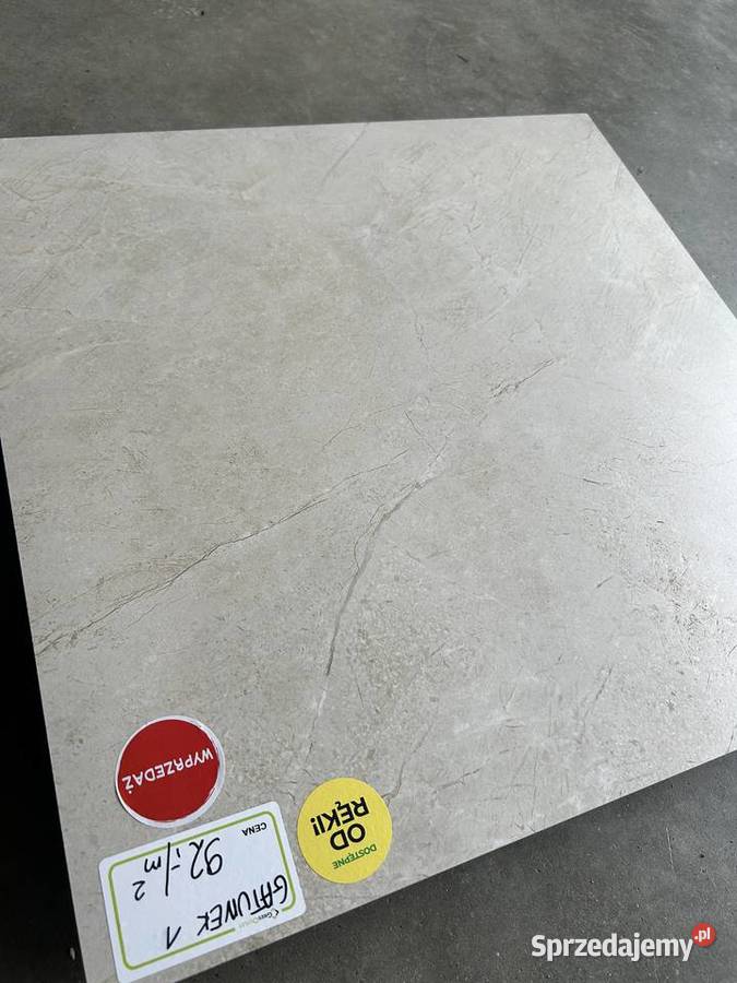 OKAZJA PŁYTKA GRESOWA CRAFT VENICE SILVER 60 60 Wykończenie Opole