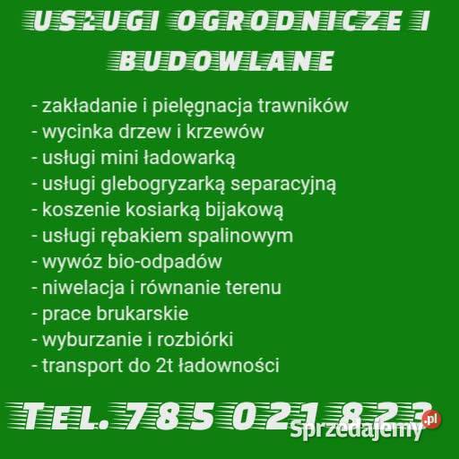 Uslugi ogrodnicze i budowlane śląskie Wojkowice