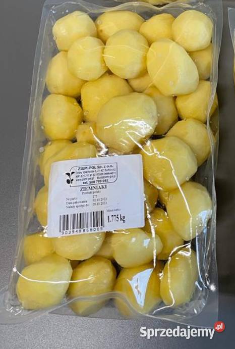 Ziemniaki obrane pakowane w woreczki próżniowe Białystok