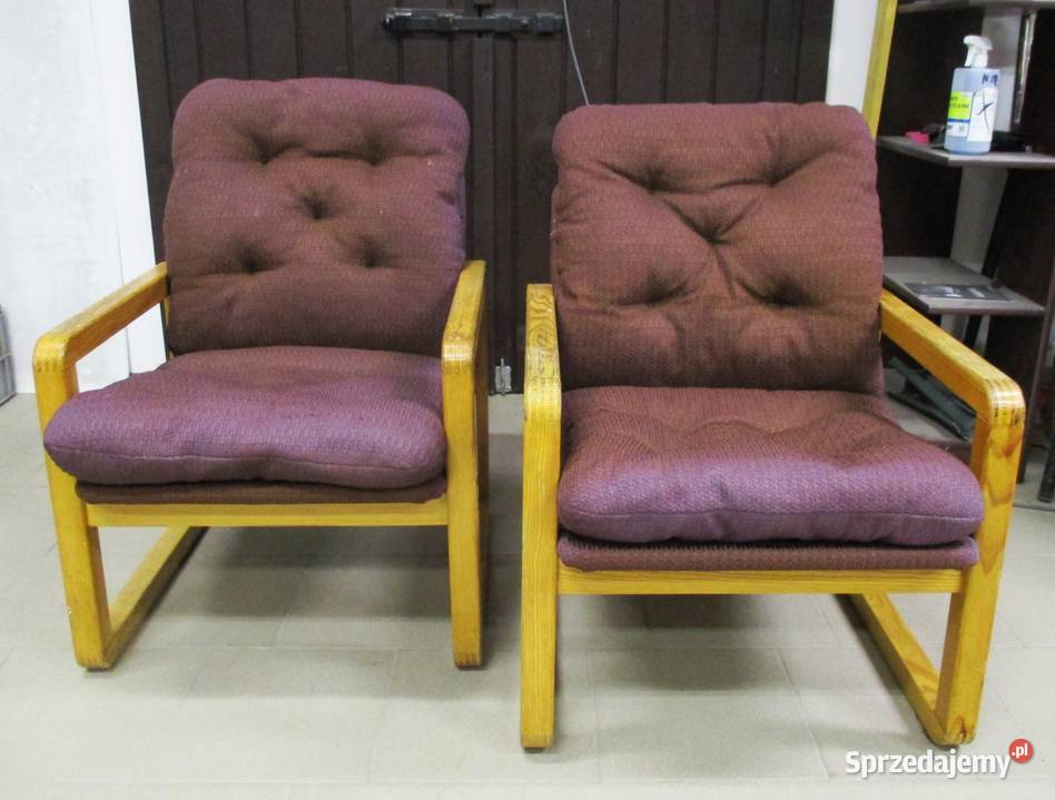 Fotel Bolek Polska lata 80 PRL Meble Nieporęt