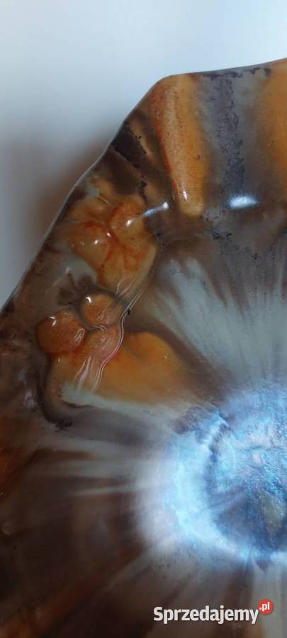 Popielniczka ceramiczna zdobiona PRL Piła sprzedam