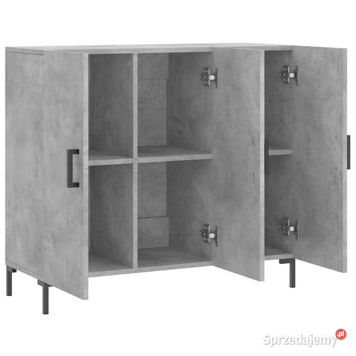 Szafka szarość betonu 90x34x80 materiał Warszawa