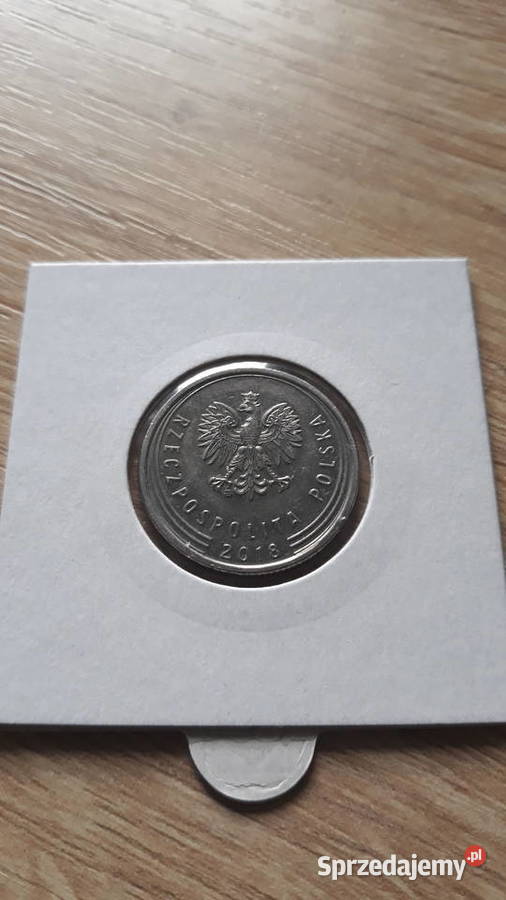 1 złoty 2018 r DestruktPodwojony stempel Konin sprzedam