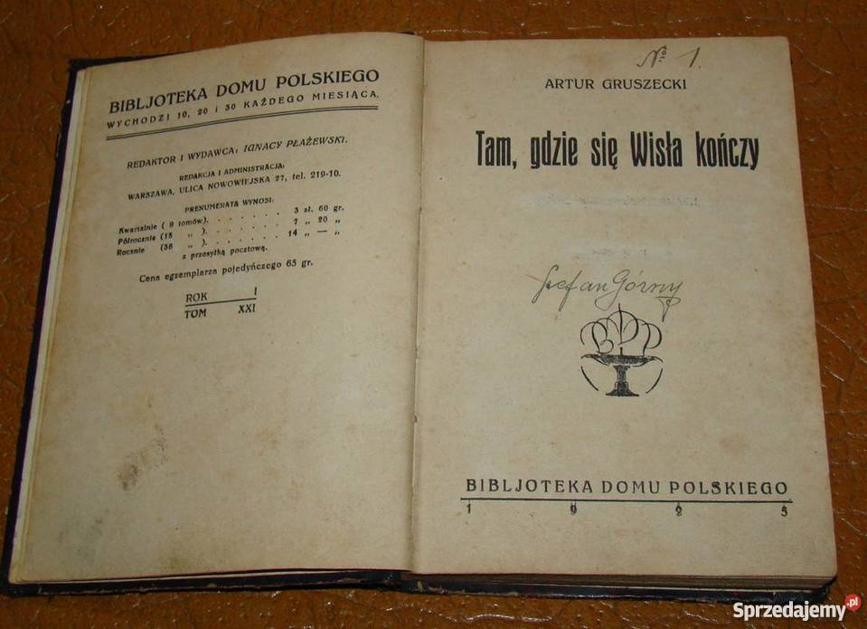 Stare polskie przedwojenne książki tanio okazja
