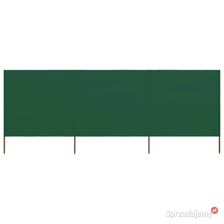 Parawan 3skrzydłowy z tkaniny 400 x 120 zielony Warszawa
