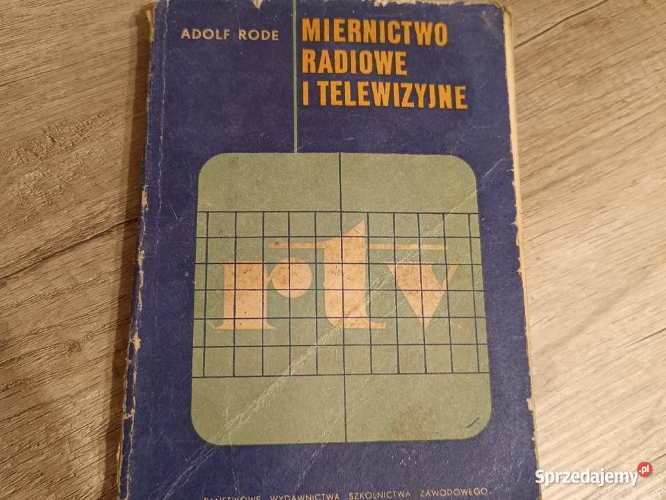 Książka Miernictwo Radiowe i Telewizyjne A Rode miękka Rzeszów