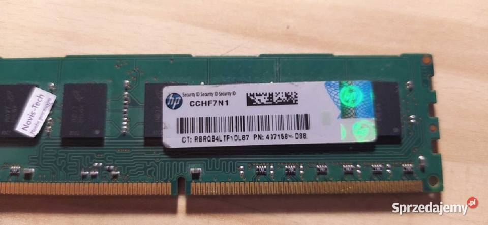 Pamięć Operacyjna DDR3 4GB 1333mhz Wola Dębowiecka sprzedam