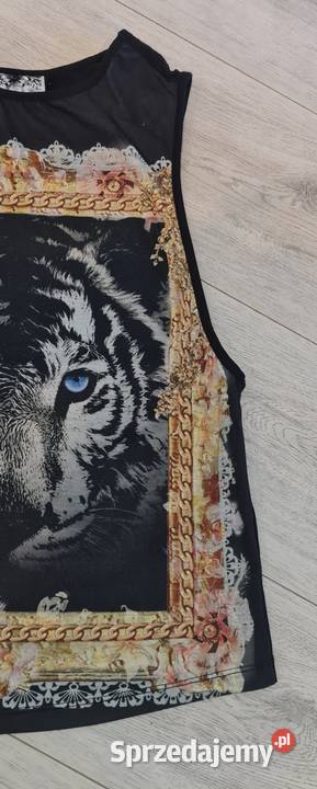 Bluzka damska czerń Tygrys 38M Łódź sprzedam