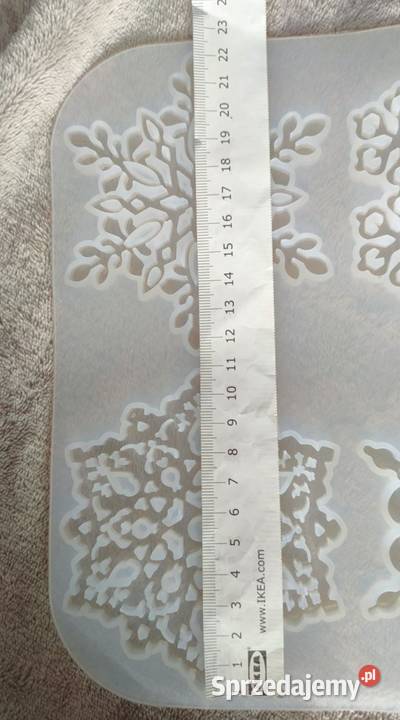 Duża forma silikonowa śnieżynki gwiazdki śnieg śląskie Tarnowskie Góry