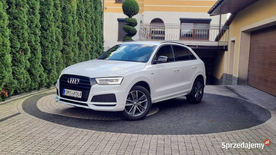 Audi Q3 STronic Serwis Navi Biała Perła klimatyzacja Audi mazowieckie sprzedam