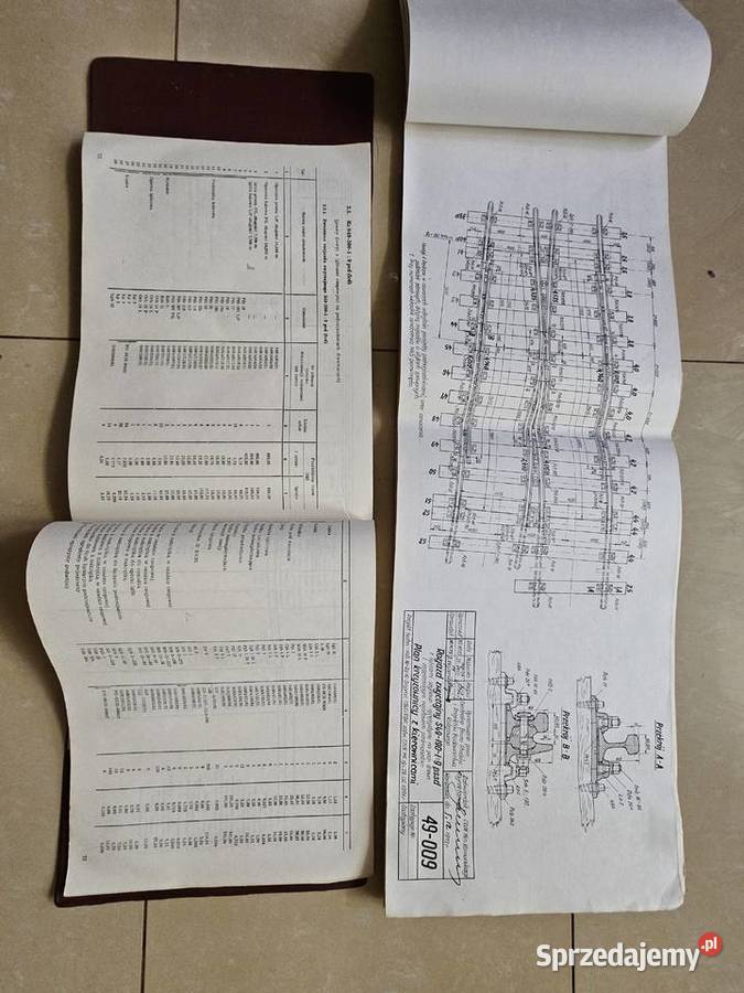 Albumy rozjazdów zwyczajnych i skrzyżowań Zielona Góra sprzedam