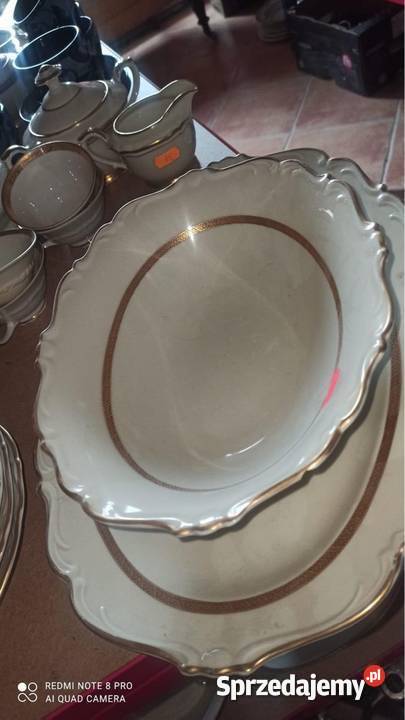 Talerz do zupy Karlskrona Szwecja Porcelana i szkło Gdańsk