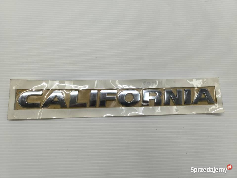 EMBLEMAT NAPIS NAKLEJKA PLAKIETKA VW CALIFORNIA sprzedam