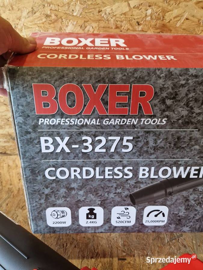 Akumulatorowa dmuchawa do liści BOXER BX3275 48V wielkopolskie Głogowa