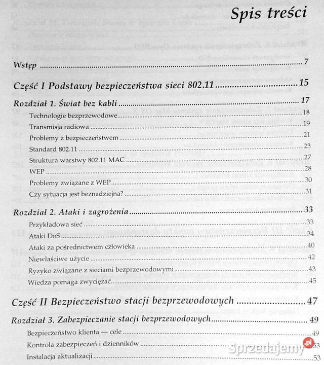 80211 Bezpieczeństwo Bruce Potter Bob Fleck Pozostałe Chełm