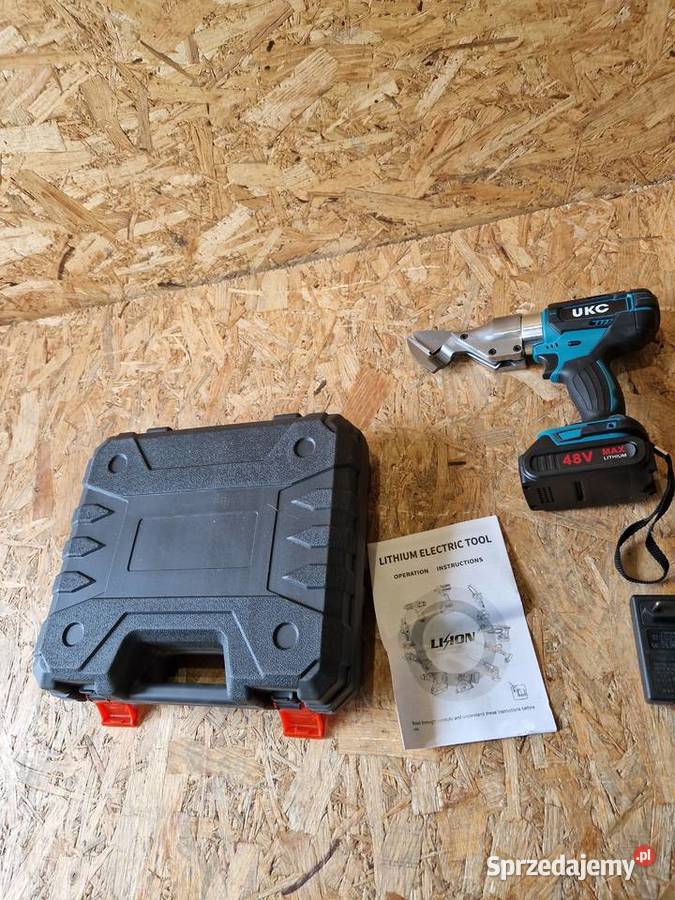 Nożyce elektryczne do cięcia metalu 2x Głogowa