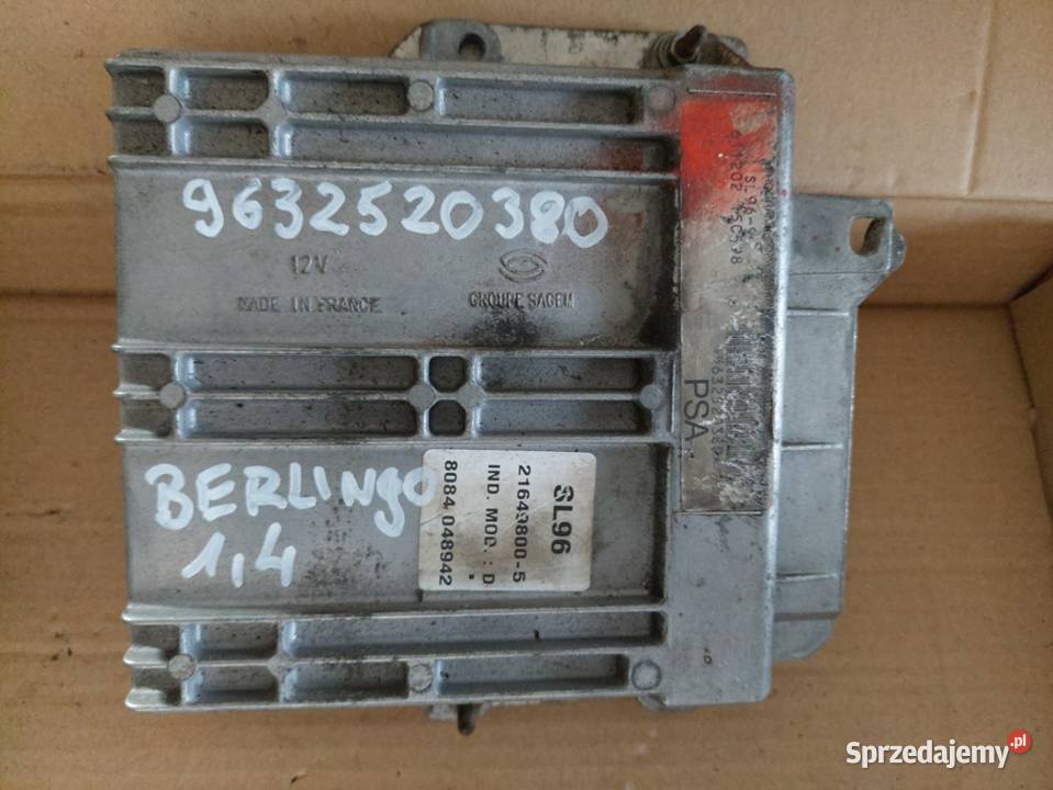 CITROEN PEUGEOT 14 komputer sterownik 9632520380 Kielce