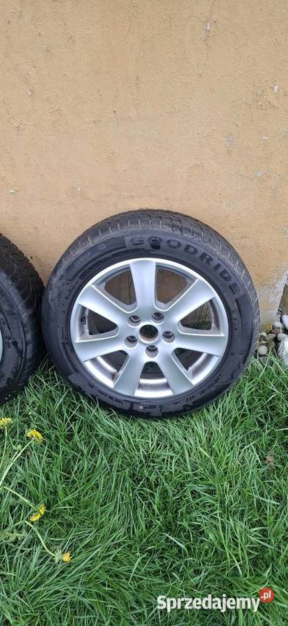Alufelgi Borbet 5x108 Ford Focus 205 55 16 Czarne Błoto