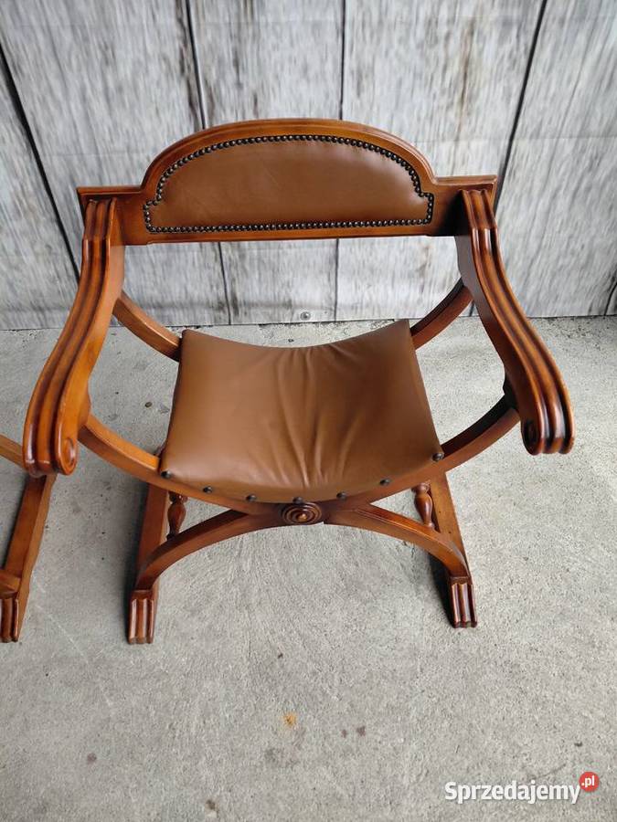 Stary fotel rzymski włoski 2 sztuki 306